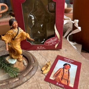 Hallmark Keepsake American Girl 2004 Kaya Yellow Decor Ornament New in Box